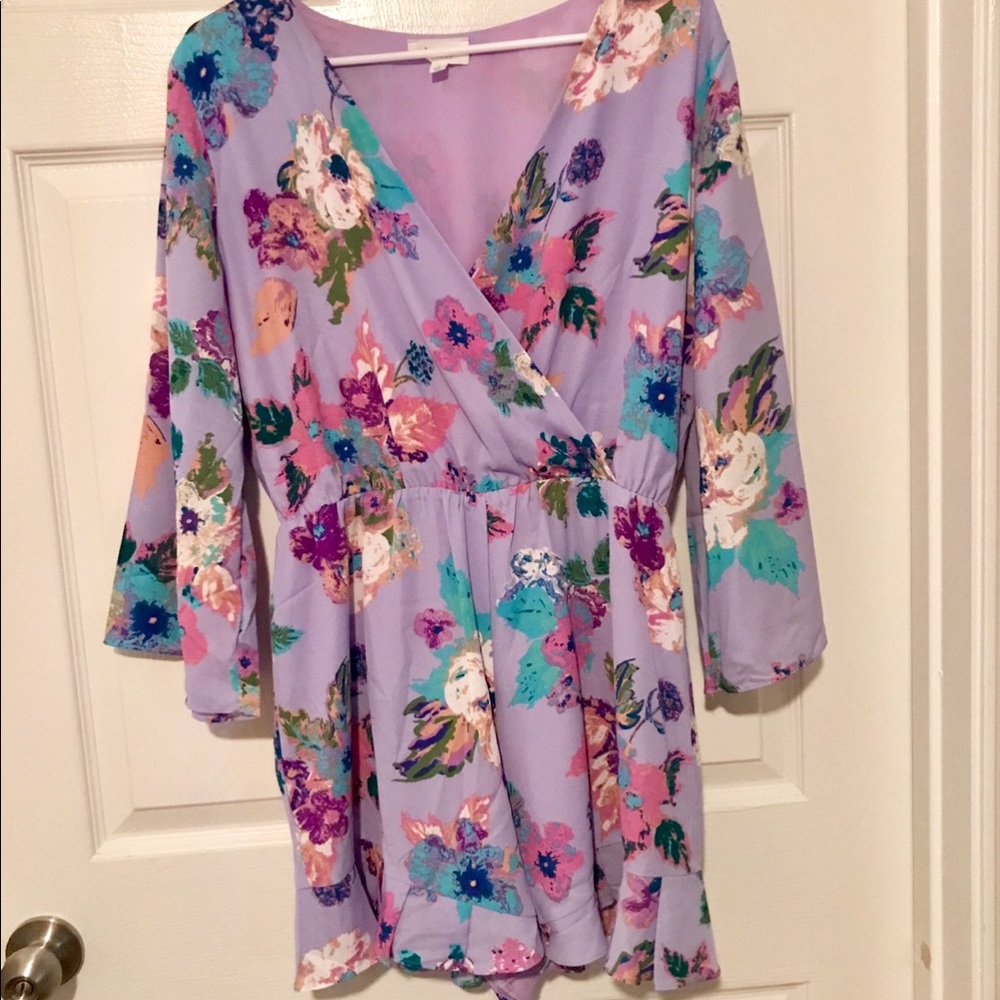 Le kate floral romper